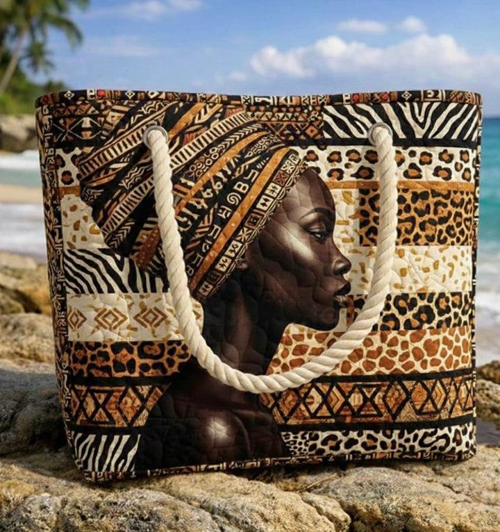 Handcrafted Melanina Queen Beach Tote