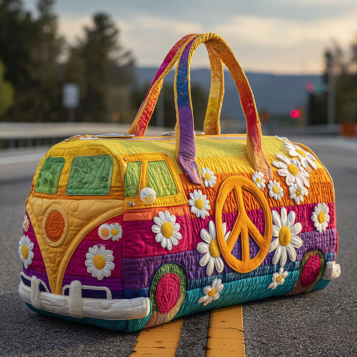 Hippie Journey Quilted Duffle Bag - Model GFTOTP10821