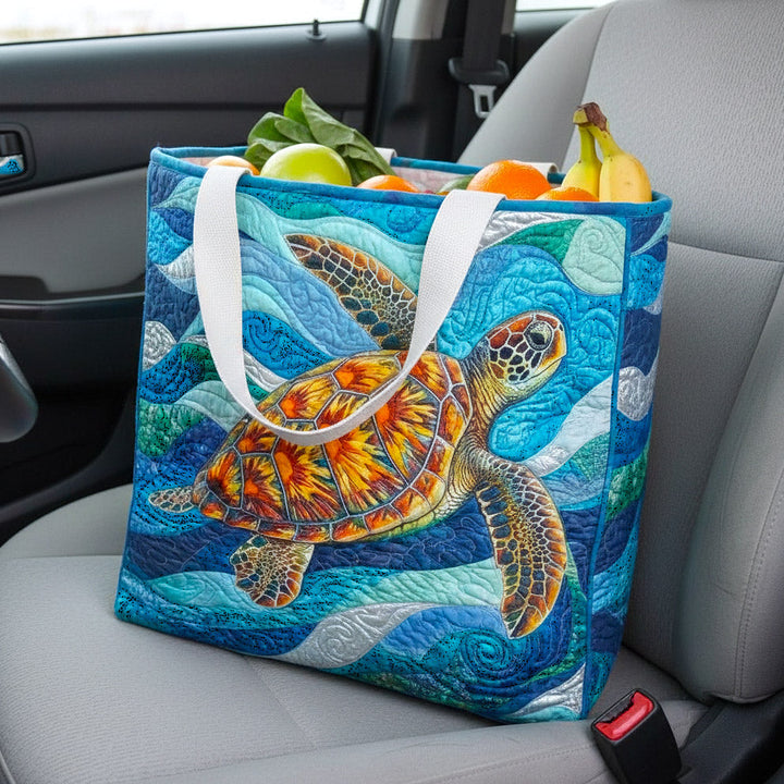 Ocean Serenity Quilted Shopping Bag GFTOTP16693