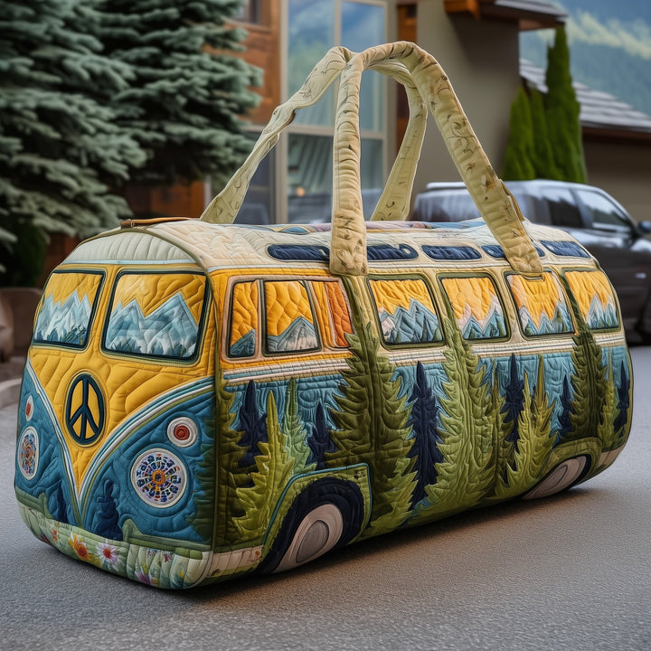 Hippie Van Quilted Travel Duffle Bag - Model GFTOYC40