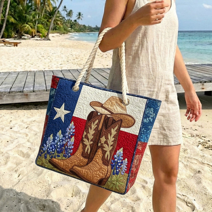 Texas Pride Handmade Beach Tote