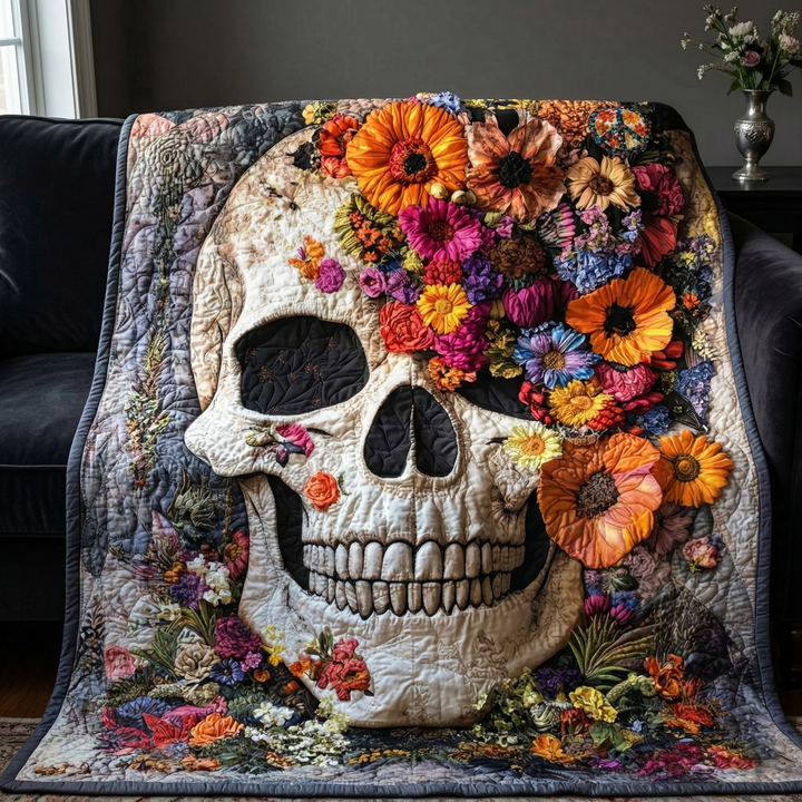 Skull  WU0910004CL Quilt