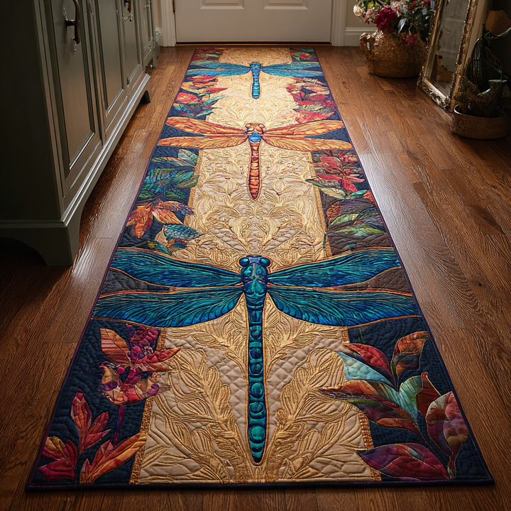 Elegant Dragonfly Runner Rug NCU0DK10899