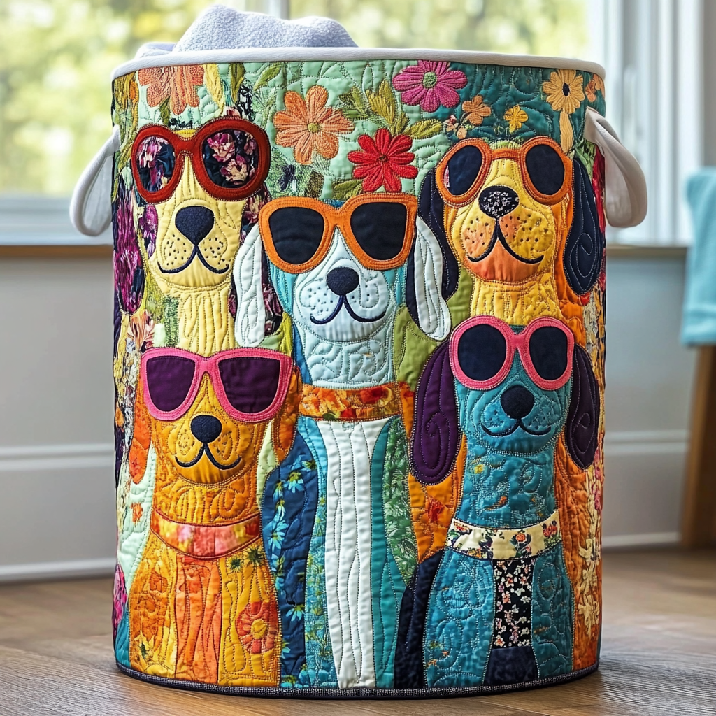 Joyful Pups | Artisan Laundry Basket