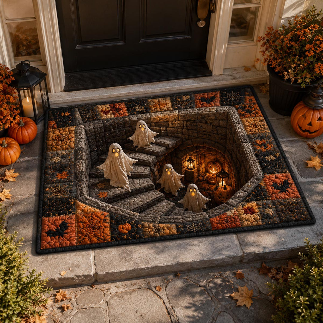 Spooky Haunted Stairway Doormat - NCU0DV2249