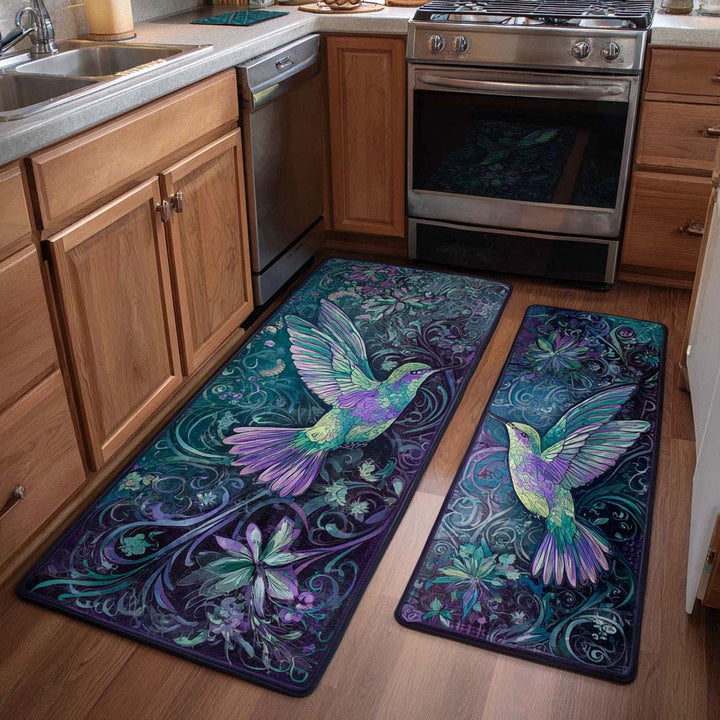 Hummingbird-Themed Kitchen Area Rug - NCU0DK10912