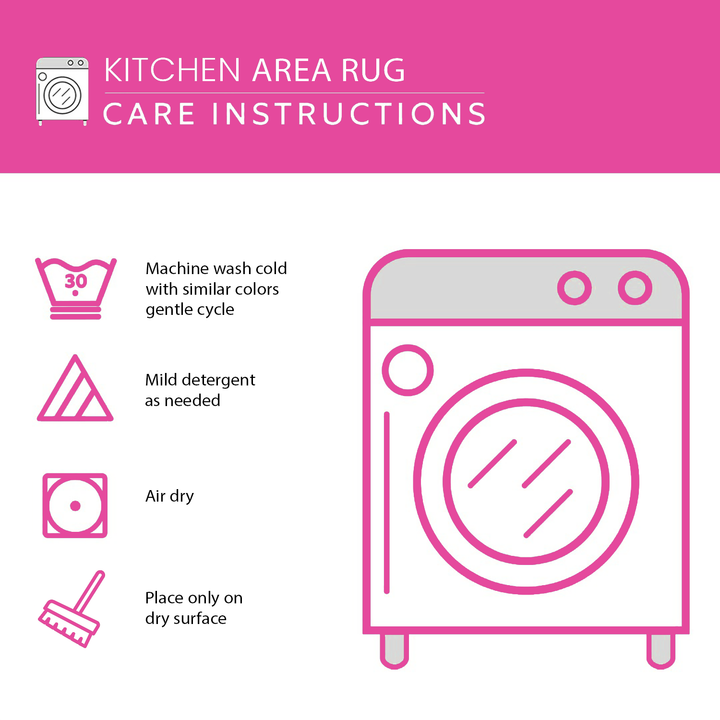 Non-Slip Kitchen Mat – Elegant Shell Design NCU0NT11122