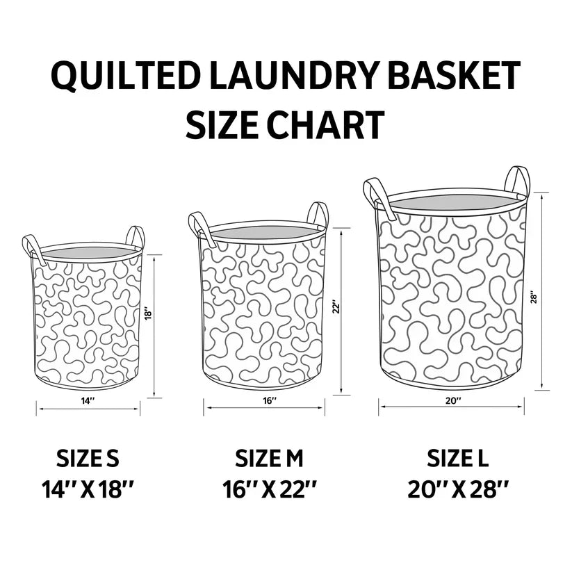 Quilted Laundry Basket - Sheep Heaven Design