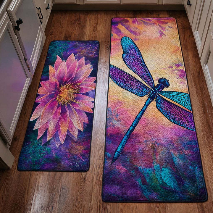 Charming Dragonfly Kitchen Area Rug - Model NCU0DK10930