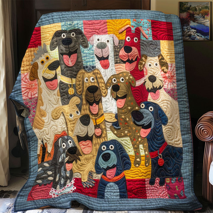 Happy Dogs WM0808001CL Quilt