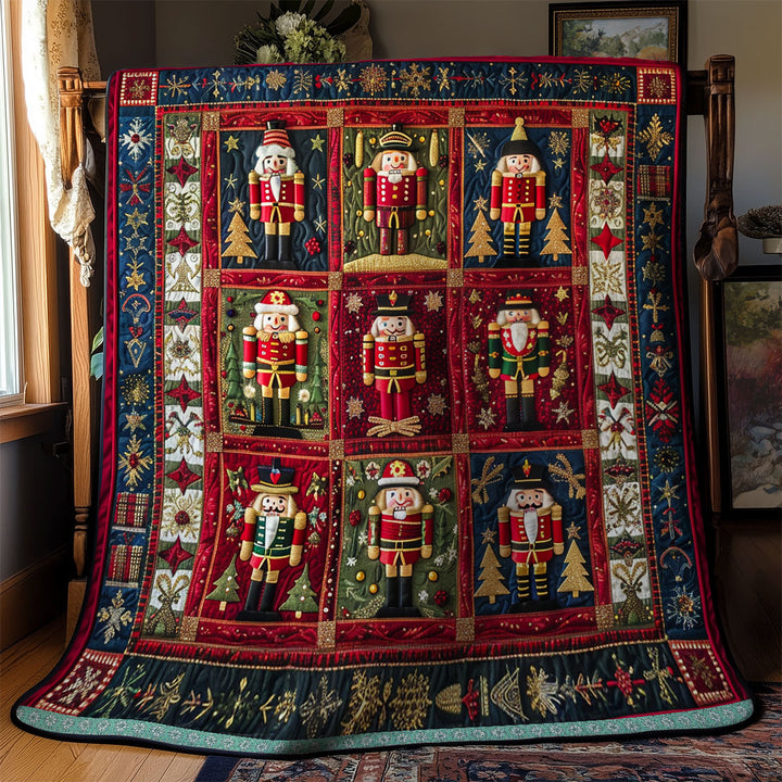 Nutcracker In Christmas Night XR3008013CL Quilt