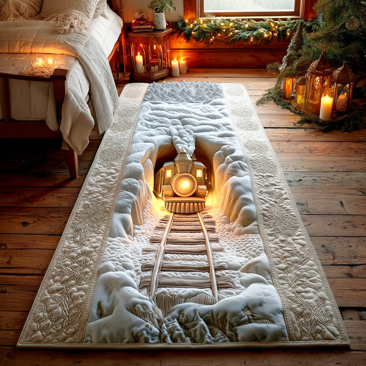 Midnight Snow Express Runner Rug - NCU0TD1352