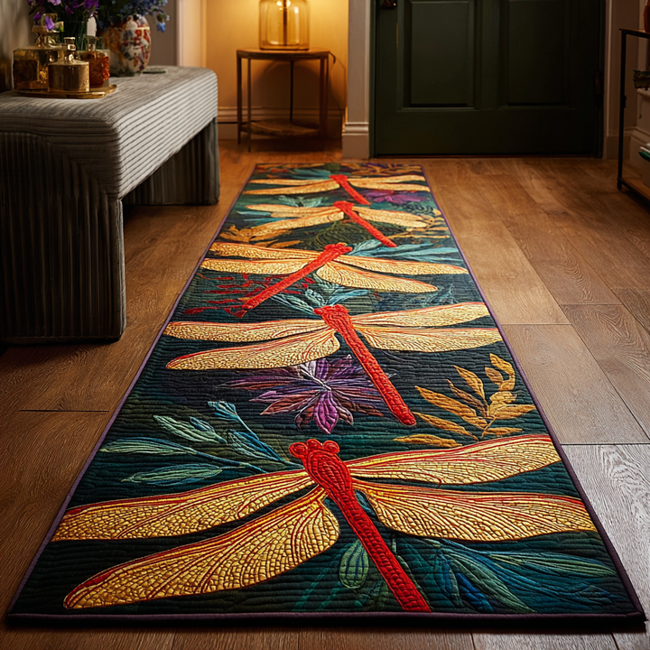Tranquil Dragonfly Runner Rug NCU0DK10897