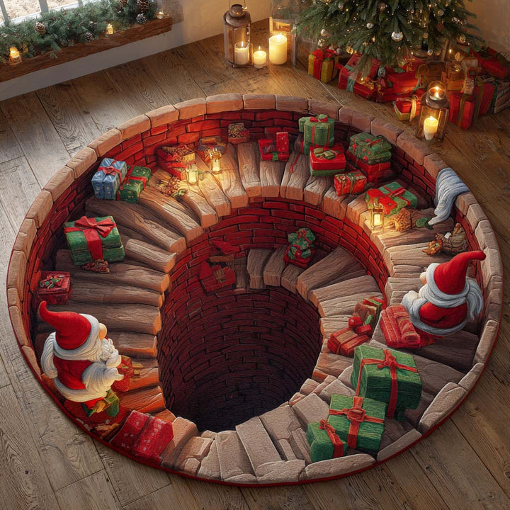 Present Steps Circular Area Rug NCU0XD1428