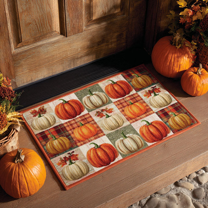 Autumn Pumpkin Patch Welcome Mat NCU0TV568