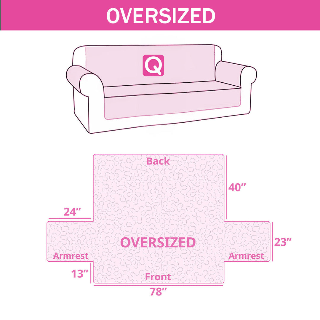 Forest Dream Quilted Sofa Cover NCU0DV1441