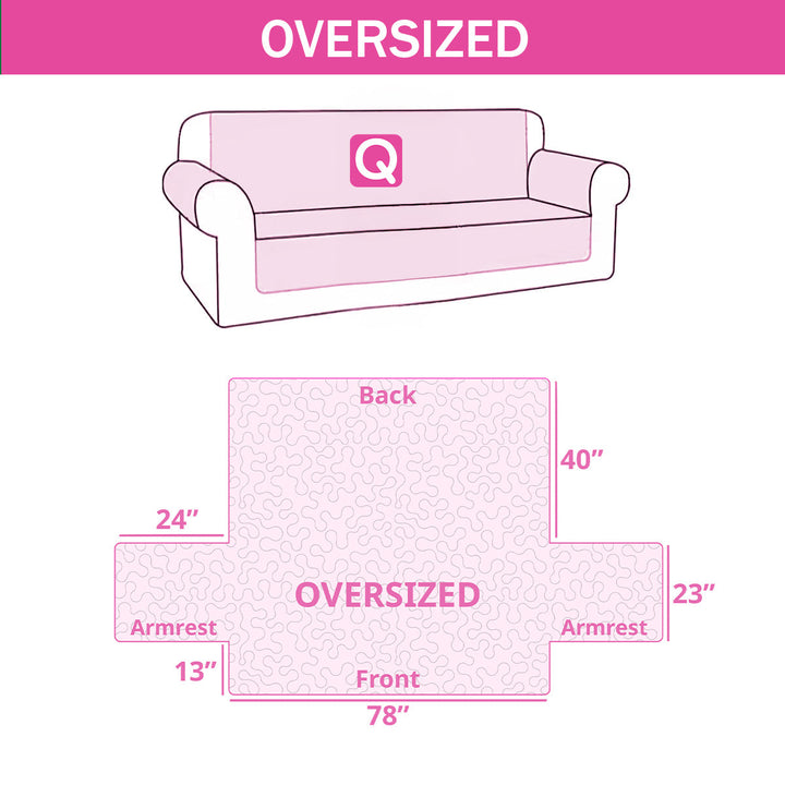 Serene Forest Quilted Sofa Protector NCU0DV1440