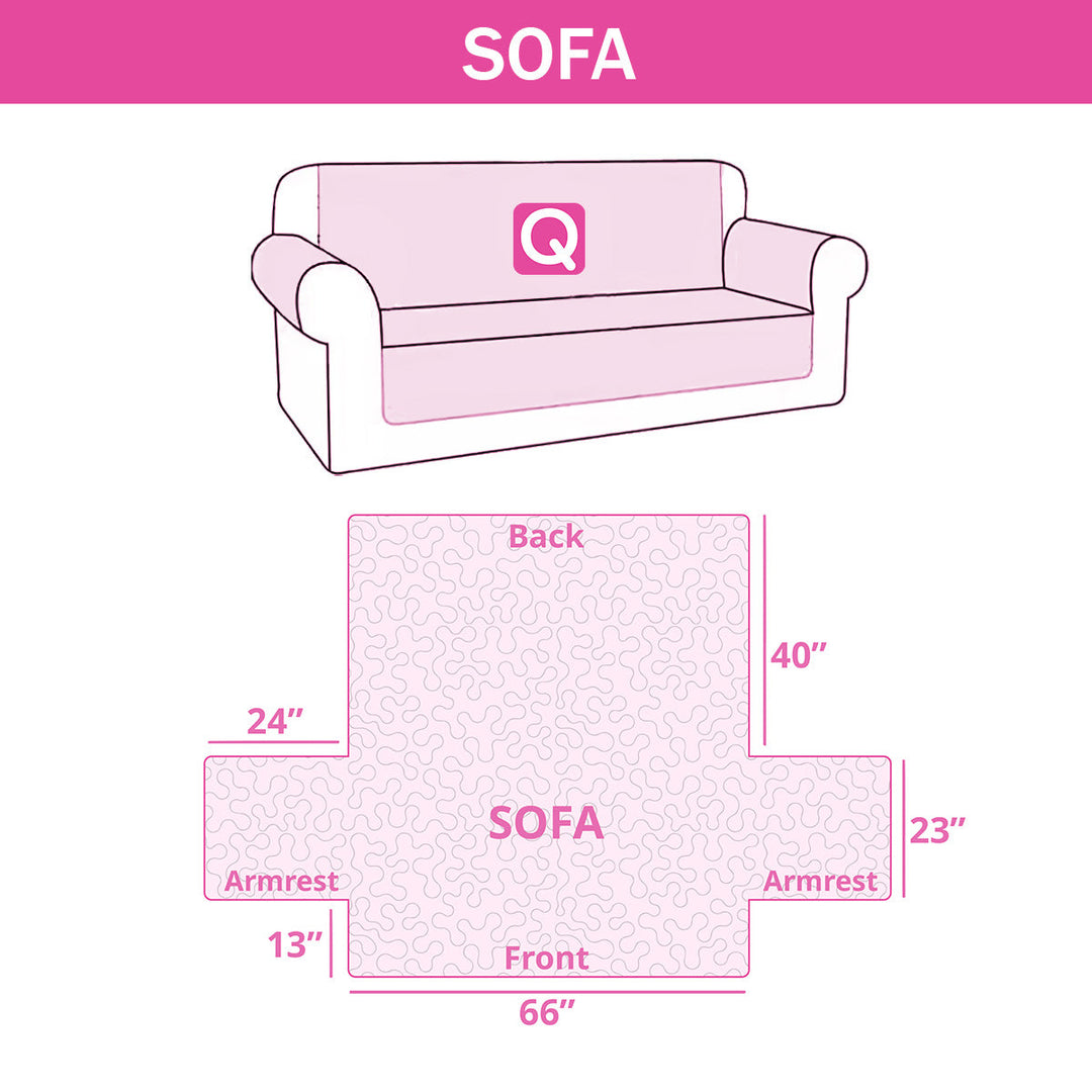 Loving Paws Quilted Sofa Cover NCU0DV1726
