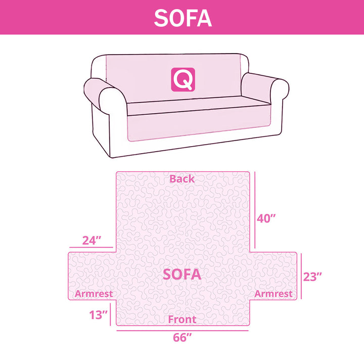 Loving Paws Quilted Sofa Cover NCU0DV1726