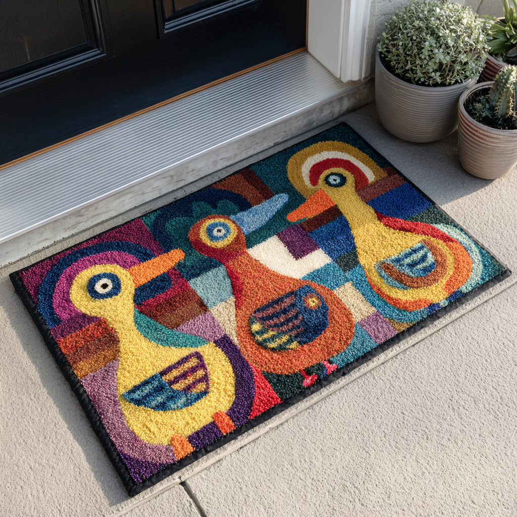 Quirky Duck-Themed Doormat NCU0PT9523