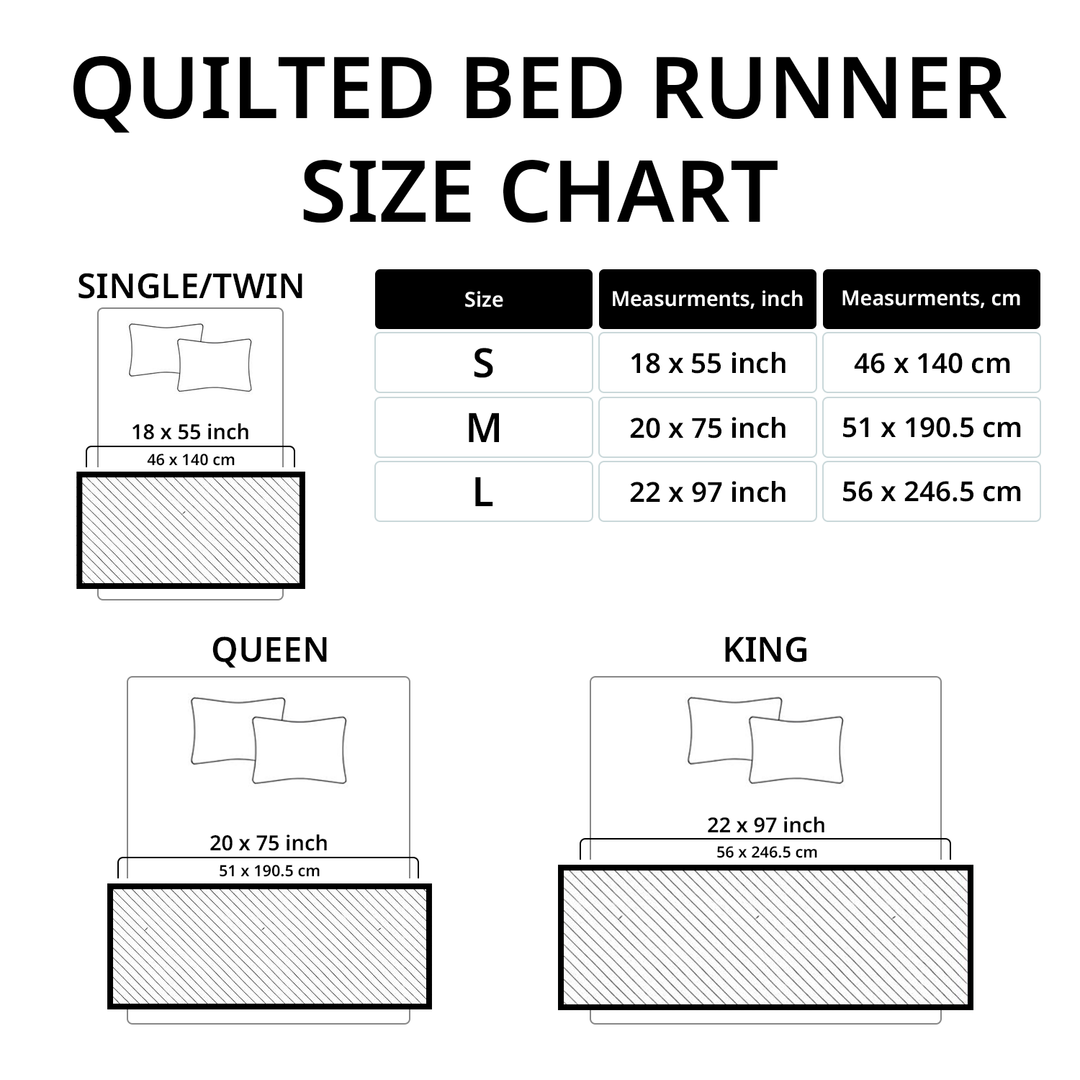 Quilted Dragonfly Bed Runner - Model NCU0VT223