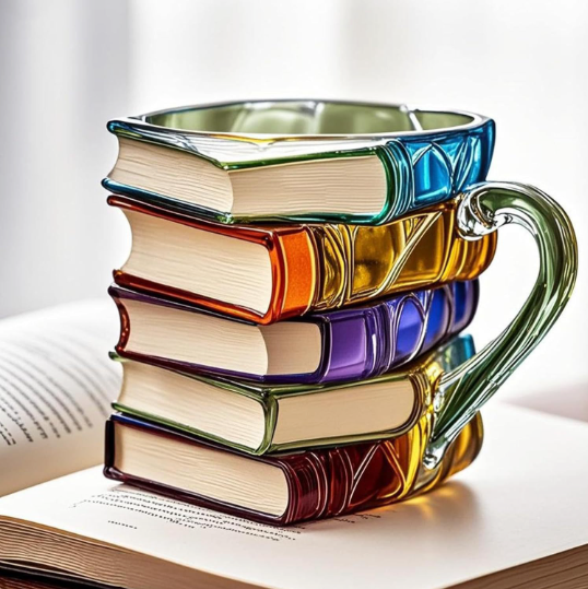 Artisan Aurora 3D Mug with Book Design