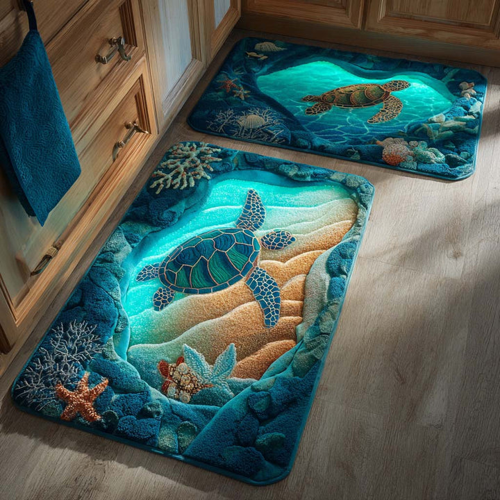 Serene Tide Kitchen Area Rug - Model NCU0TD1442