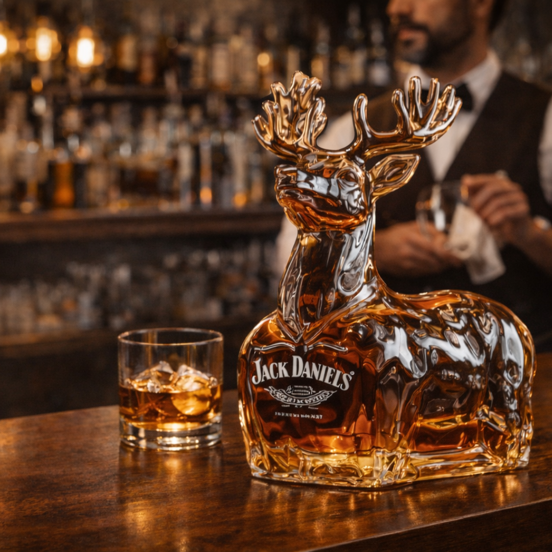 Jack Daniel's Reindeer Edition Whisky Bottle