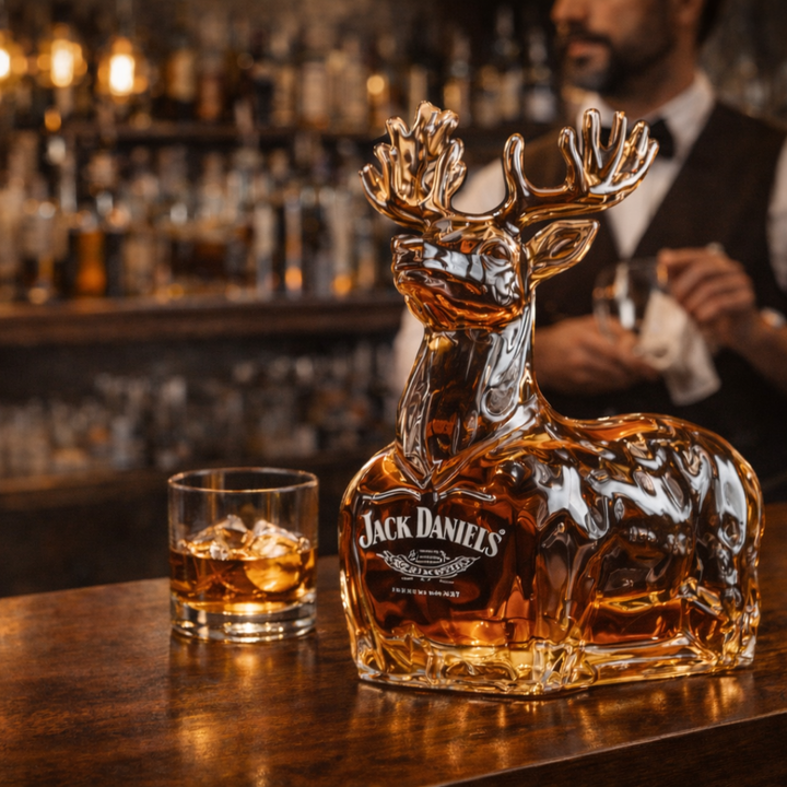 Jack Daniel's Reindeer Edition Whisky Bottle