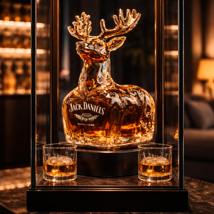 Jack Daniel's Reindeer Edition Whisky Bottle