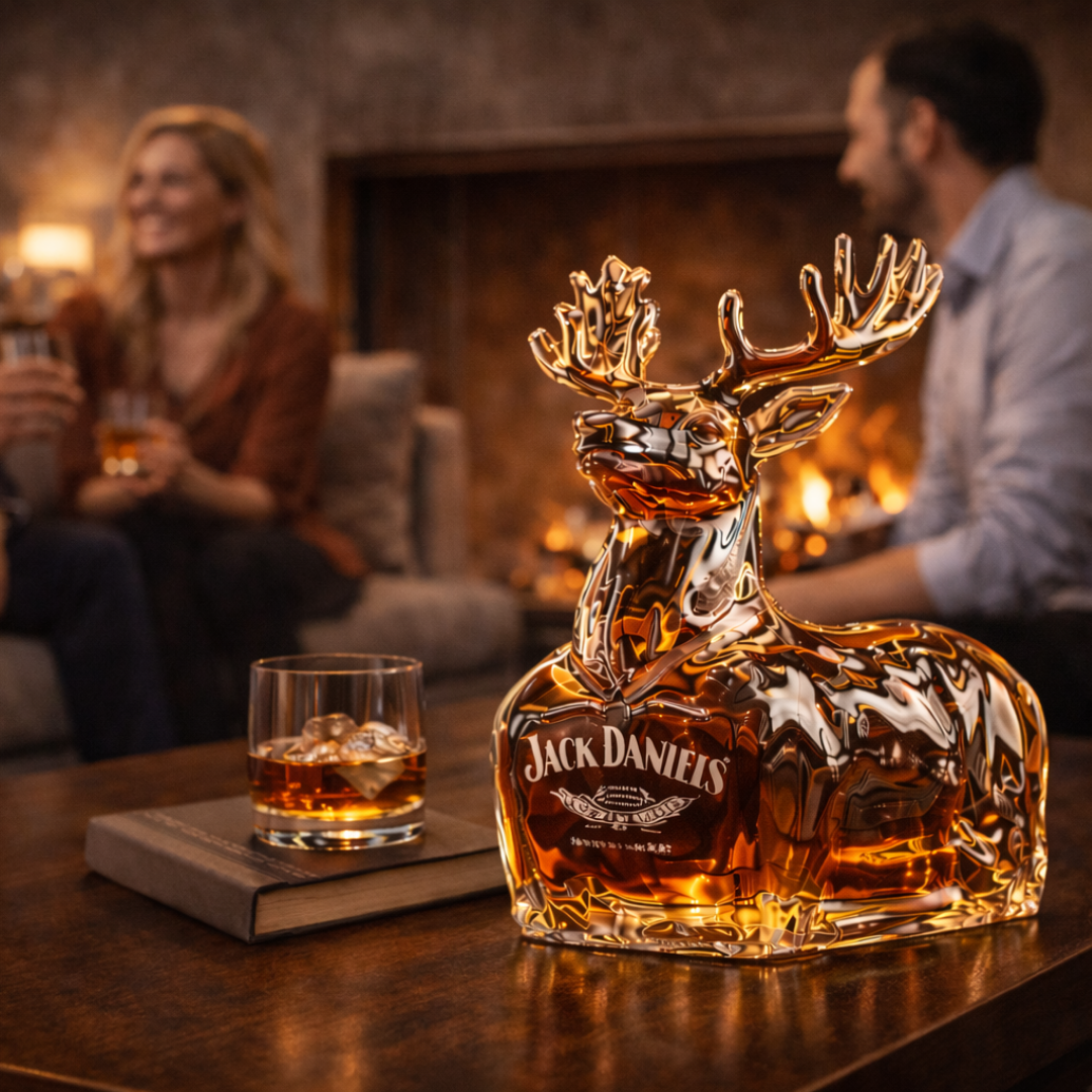 Jack Daniel's Reindeer Edition Whisky Bottle
