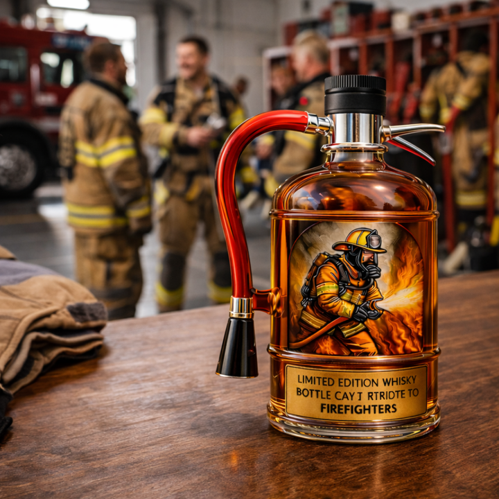 Firefighter Edition Whisky Bottle