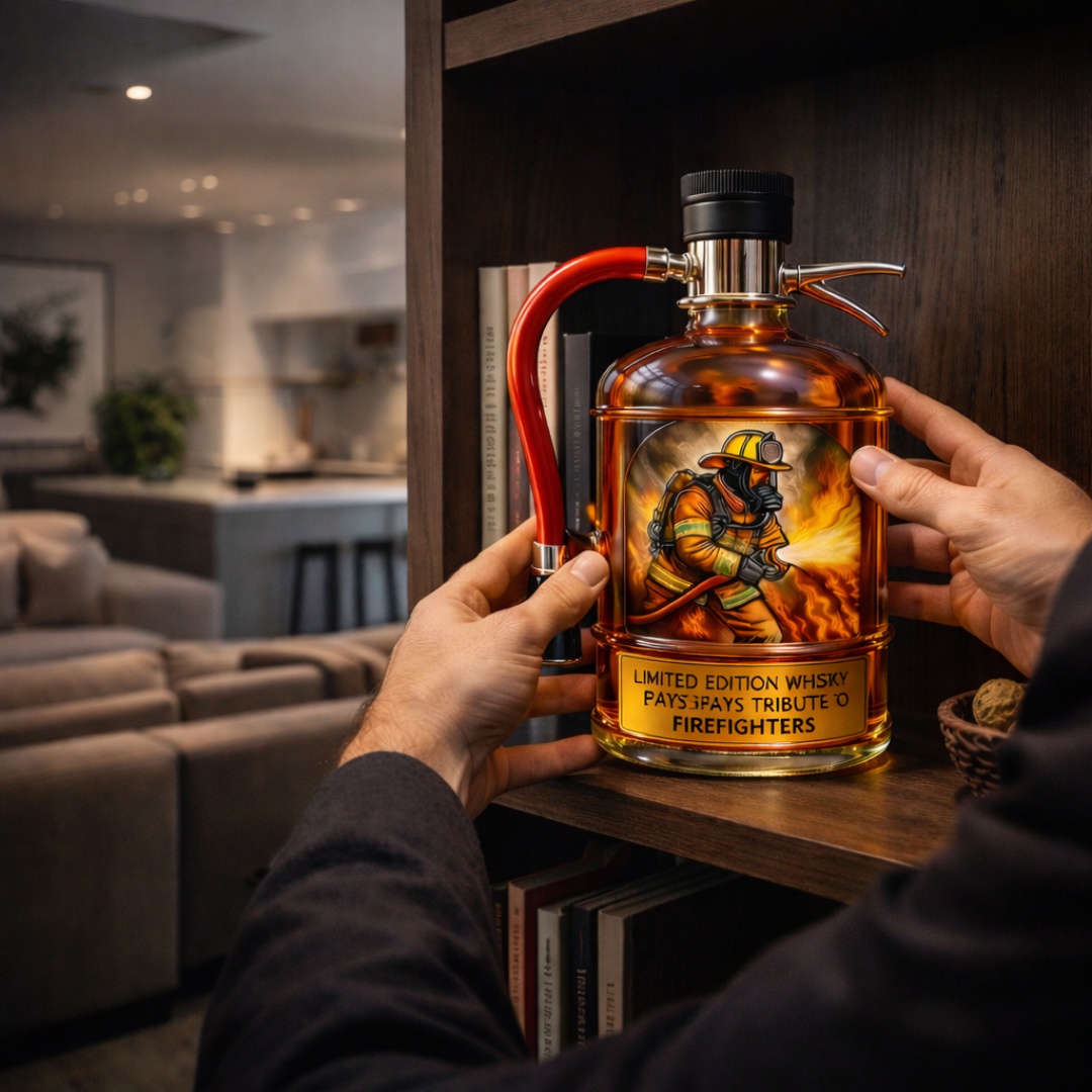 Firefighter Edition Whisky Bottle
