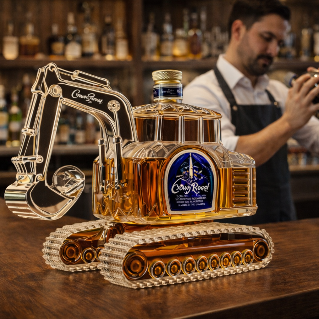 Excavator Edition Whisky Bottle