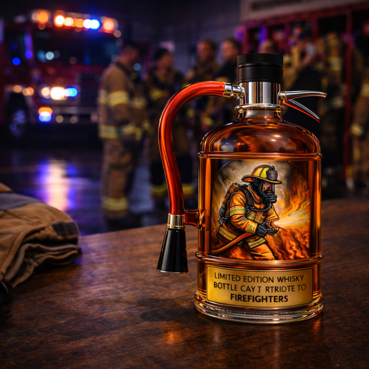 Firefighter Edition Whisky Bottle