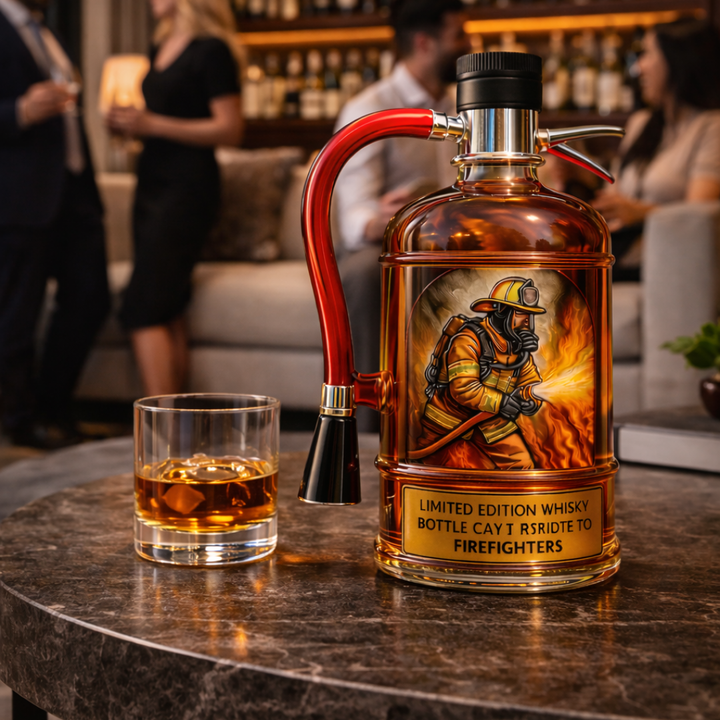 Firefighter Edition Whisky Bottle
