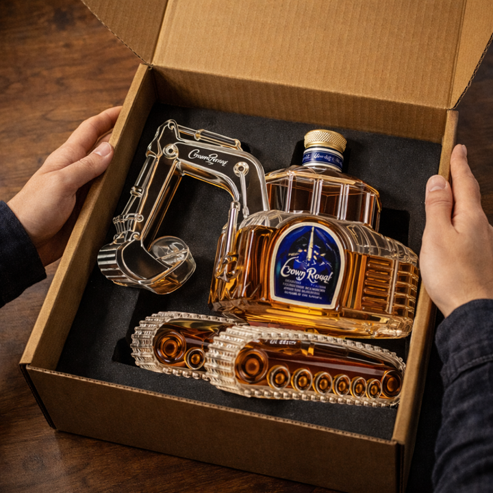 Excavator Edition Whisky Bottle