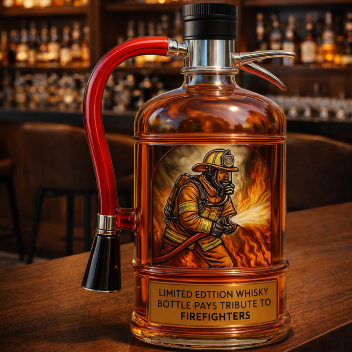 Firefighter Edition Whisky Bottle