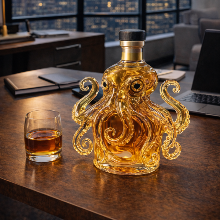 Octopus Edition Whisky Bottle