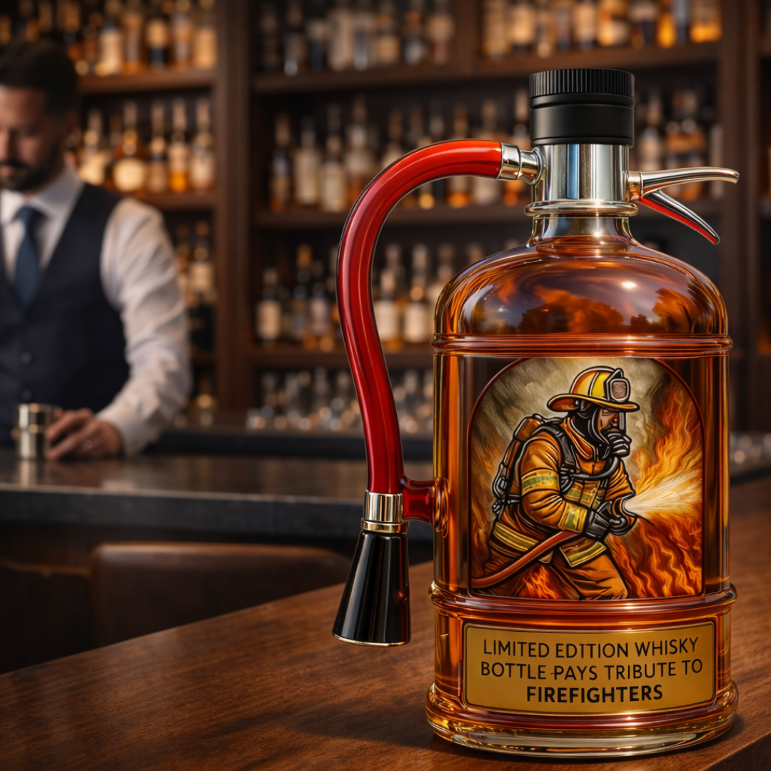 Firefighter Edition Whisky Bottle