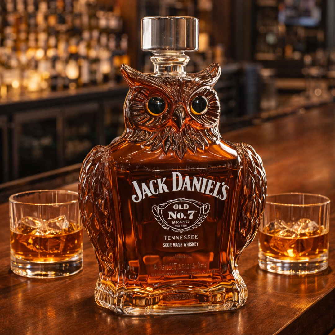 Owl Edition Whisky Bottle