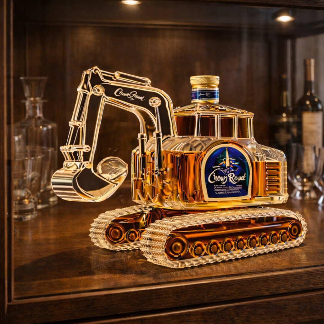 Excavator Edition Whisky Bottle