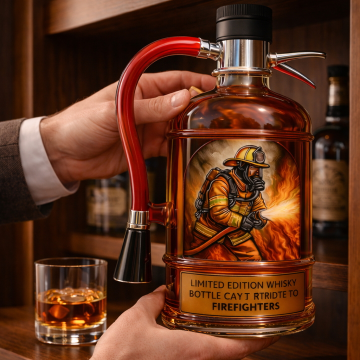 Firefighter Edition Whisky Bottle