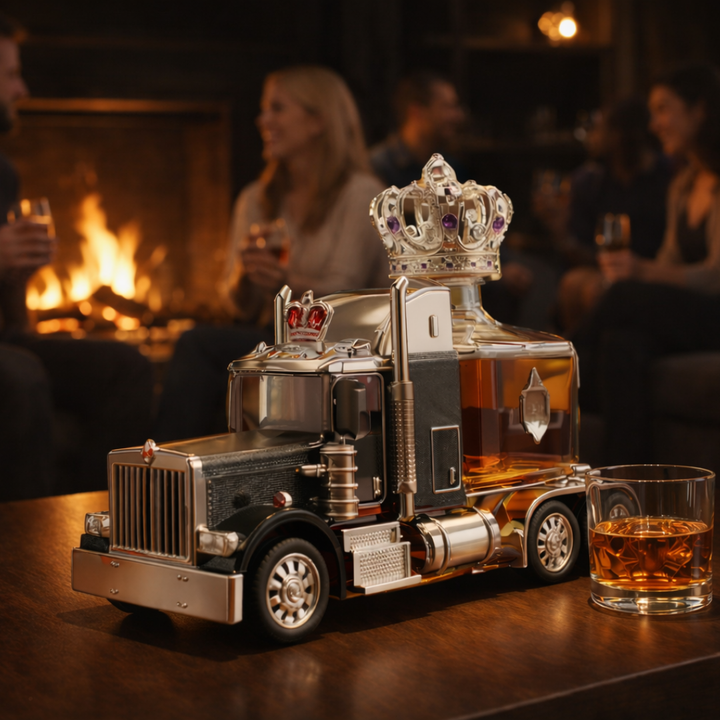 Truck Edition Whiskey Bottle