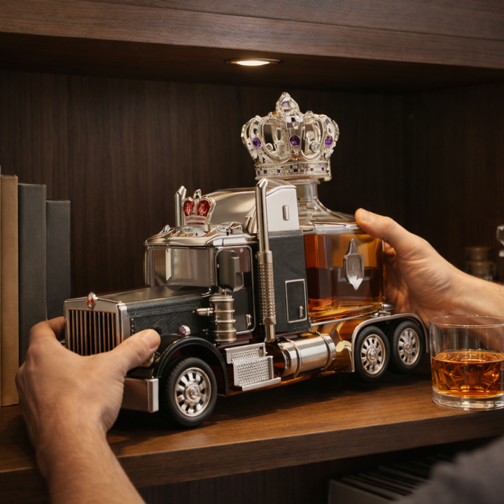 Truck Edition Whiskey Bottle