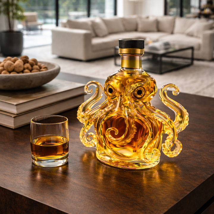 Octopus Edition Whisky Bottle