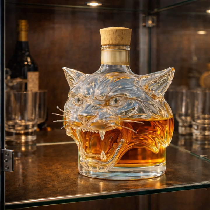 Tiger Edition Whisky Bottle