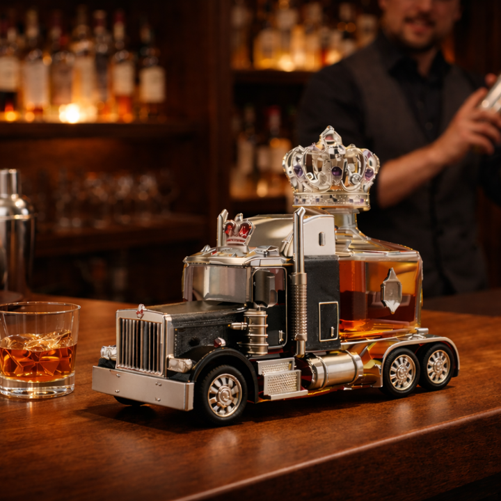 Truck Edition Whiskey Bottle