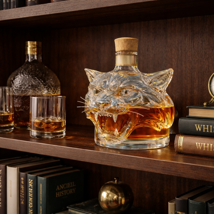 Tiger Edition Whisky Bottle