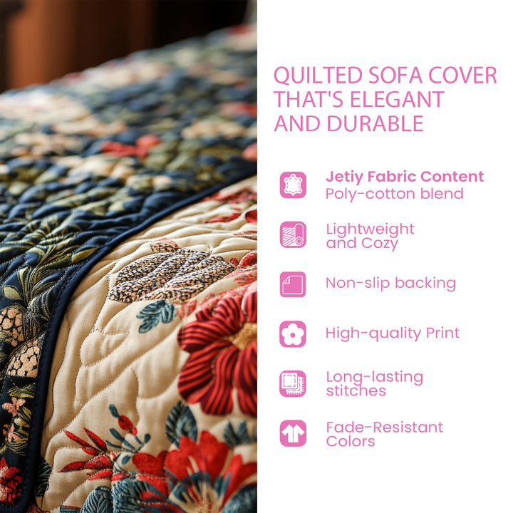 Witching Village Quilted Sofa Cover NCU0DV2375